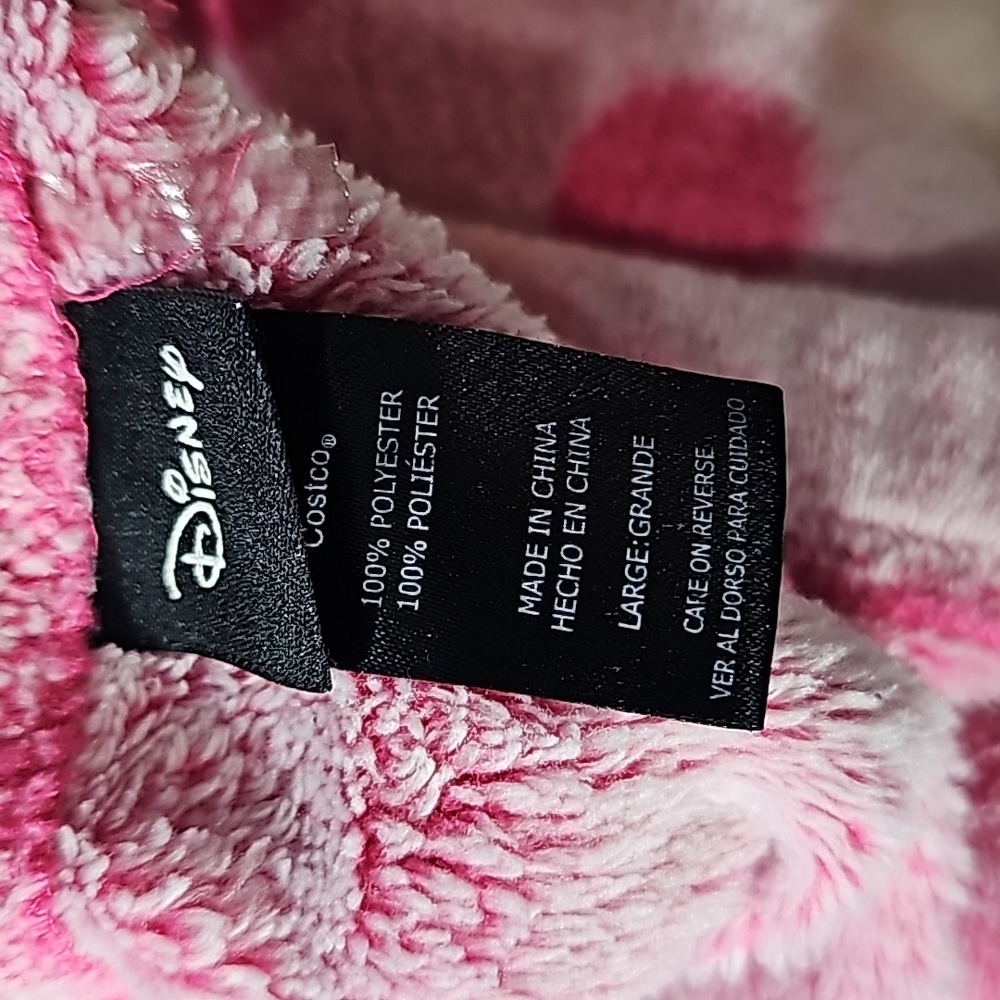 Disney Mickey & Minnie Mouse Pink Sleepwear Sweatpants Size Large - Picture 3 of 3
